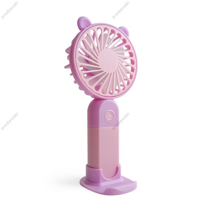 Портативний міні вентилятор CH Y-19 violet/pink