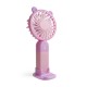 Портативний міні вентилятор CH Y-19 violet/pink