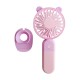 Портативний міні вентилятор CH Y-19 violet/pink