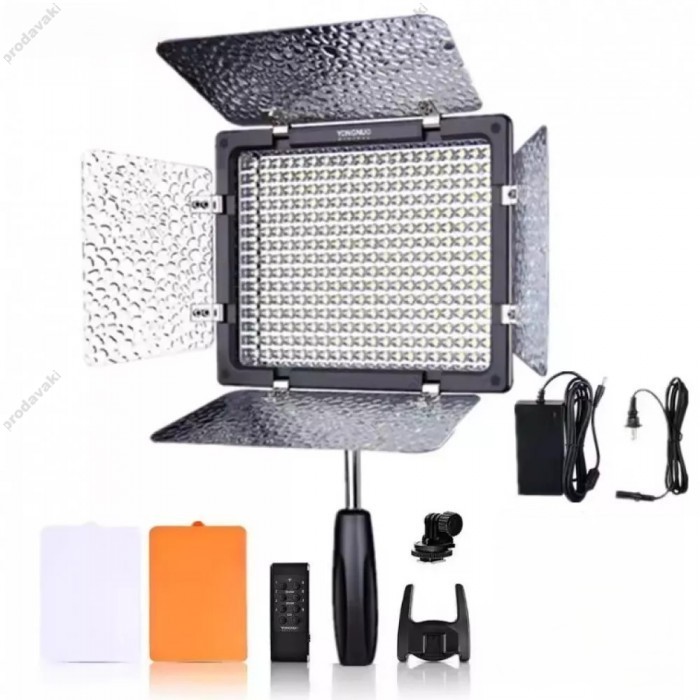 Лампа відеосвітло Yongnuo LED YN300 III 18W Light 300pcs 17x15 cm Corol Temperature 3200-5600K + Блок живлення