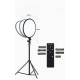 Лампа відеосвітло LED Jmary FM-15RS 34 cm 15" 210 Lights  3000K-6500K Remote