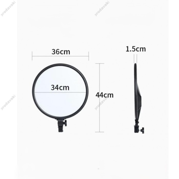 Лампа відеосвітло LED Jmary FM-15RS 34 cm 15" 210 Lights  3000K-6500K Remote