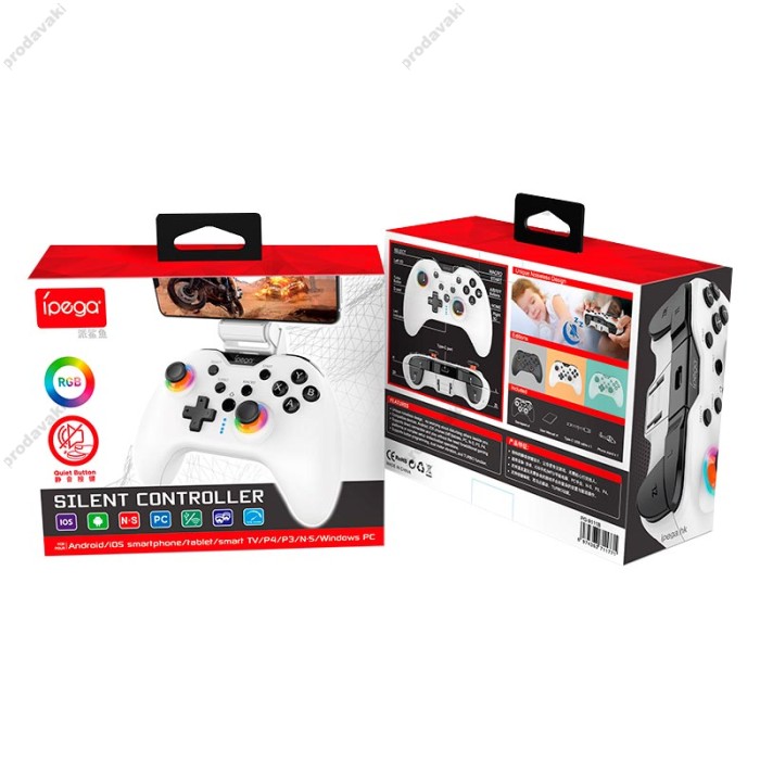 Джойстик Ipega PG-9111B Gamepad Bluetooth White