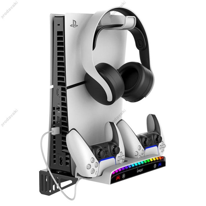 Док-станція Ipega PG-P5S011 Multi-functional Wall-mount Charge stand for PS5