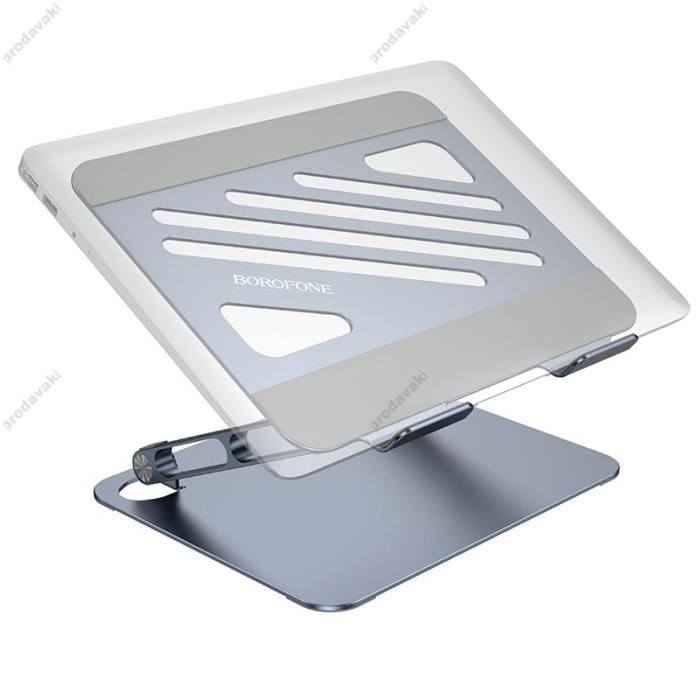 Підставка для ноутбука та MacBook Borofone Bh115 Plus Vito metal notebook stand Grey