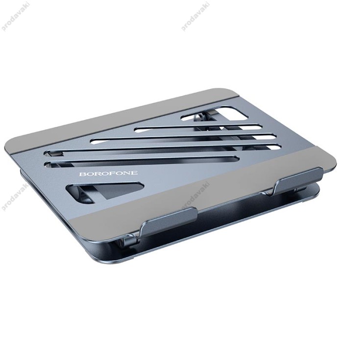 Підставка для ноутбука та MacBook Borofone Bh115 Plus Vito metal notebook stand Grey