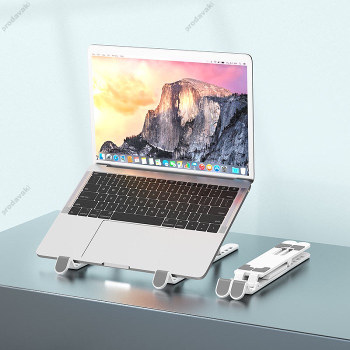 Підставка для ноутбука та MacBook Borofone BH70 Eagle laptop folding holder White