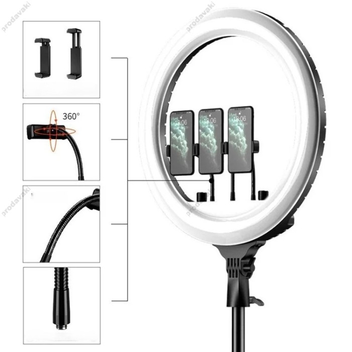 Лампа Кільцева LED CH RL-21 54 cm 21" 60W 2700-6500K