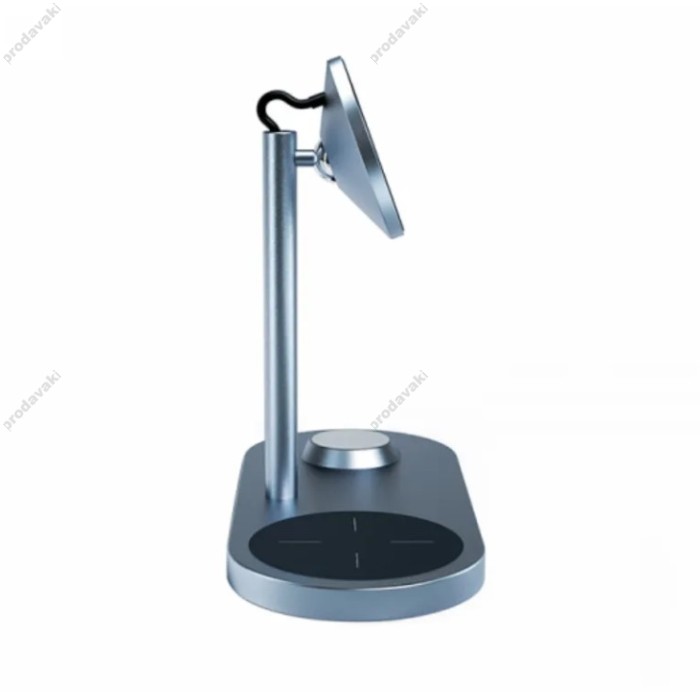 Бездротове ЗУ WiWU X23 Power Air 3 in 1 Wireless Charger Grey