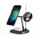 Бездротове ЗУ WiWU M8 4 in 1 Wireless Charger Black