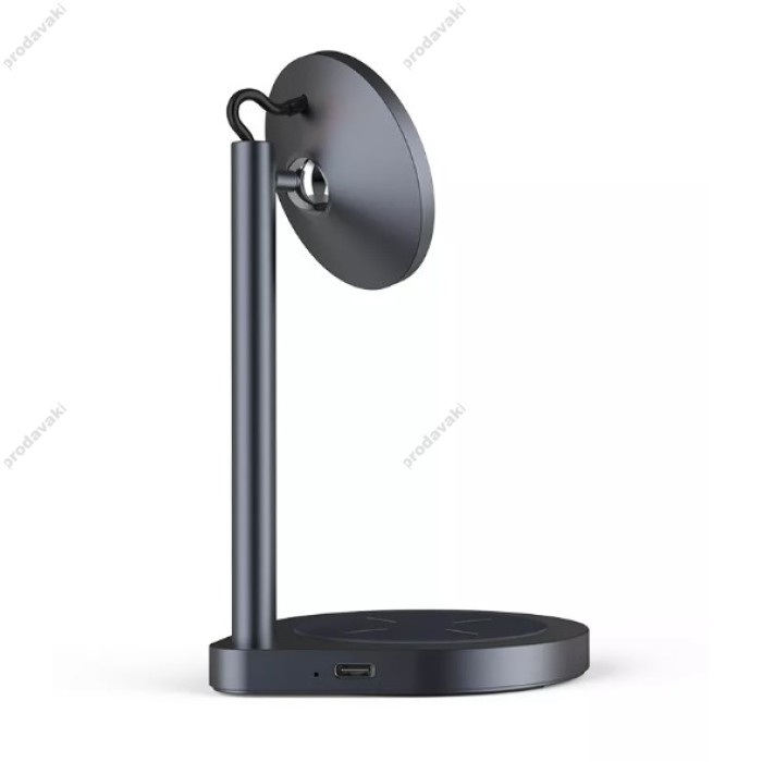 Бездротове ЗУ WiWU X25 Power Air 2 in 1 Wireless Charger Grey