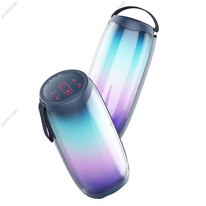 Портативна колонка Bluetooth WiWU P40 LED Thunder Speaker 10W Dark blue