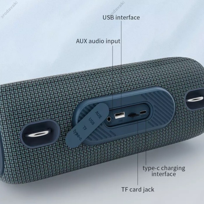 Портативна колонка Bluetooth WiWU Thunder Speaker P15 MAX 10W Dark blue