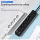Подовжувач мережі WiWU 20W Smart Power Strip (4-220V/ 3USB/ 1PD 20W Type-C) EU Plug White