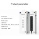 Подовжувач мережі WiWU 20W Smart Power Strip (4-220V/ 3USB/ 1PD 20W Type-C) EU Plug White