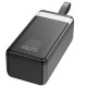 Повербанк портативний акумулятор Power bank Hoco DB31 3USB Type-C Lightning 60000 mAh Black