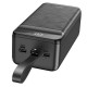 Повербанк портативний акумулятор Power bank Hoco DB31 3USB Type-C Lightning 60000 mAh Black