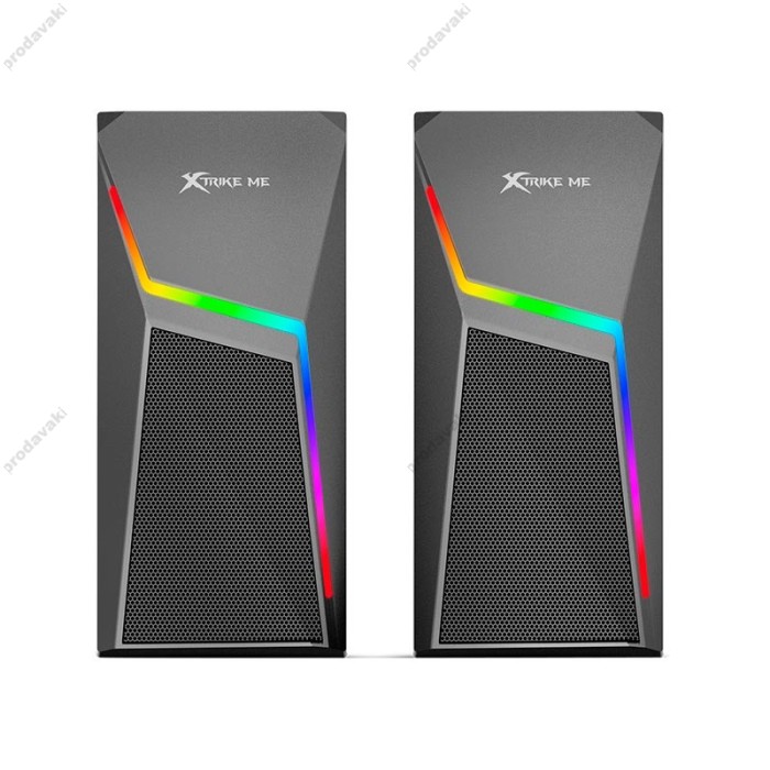 Комп'ютерна колонка XTRIKE ME SK-503 wired Speaker RGB 6W Black