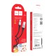 Кабель HOCO X72 Creator silicone charging data cable USB to Type-C 3A 1m Black