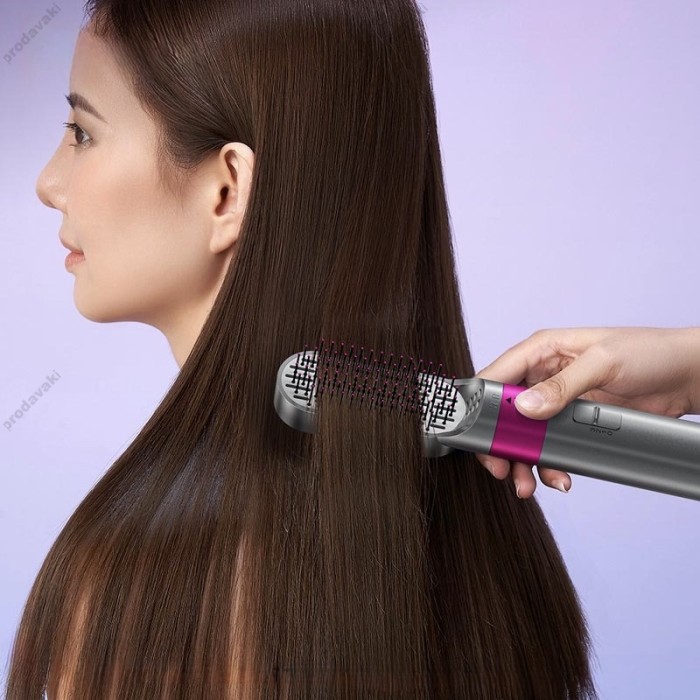 Стайлер для волосся HOCO DAR41 Cool 5в1 warm-air comb Rose-red
