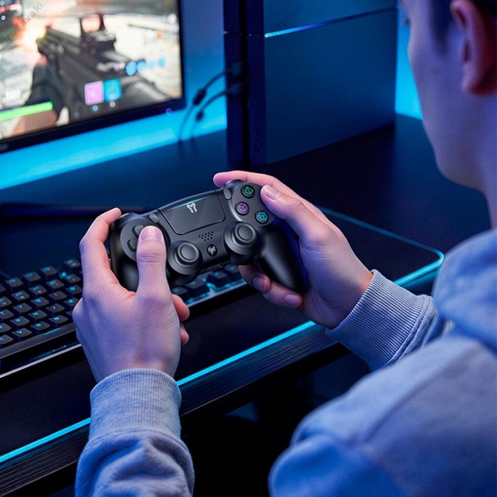 Джойстик ігровий контролер HOCO GA34 wireless game controller PS4 BT4.2 Black