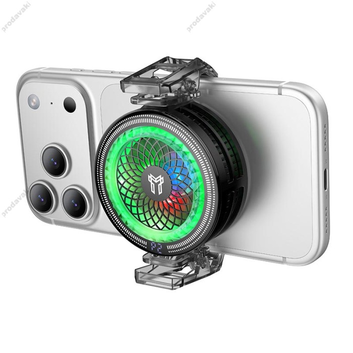 Кулер для телефону HOCO GA6 Glacier AI semiconductor cooler GA6 100 Levels Black