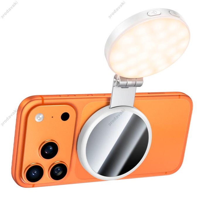 Накамерне відеосвітло HOCO K161 Profit magnetic fill light 2800K-5000K White