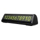 Автовізитка тимчасова карта паркування Hoco ZP131 parking sign Black