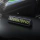 Автовізитка тимчасова карта паркування Hoco ZP131 parking sign Black