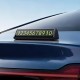 Автовізитка тимчасова карта паркування Hoco ZP131 parking sign Black