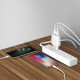 Мережевий зарядний пристрій HOCO C78A Max energy Lightning cable 12W White