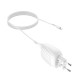 Мережевий зарядний пристрій HOCO C78A Max energy Lightning cable 12W White