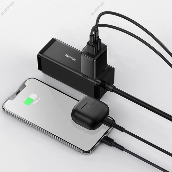 Мережевий зарядний пристрій Baseus Compact Charger 10.5W Black CCXJ010201