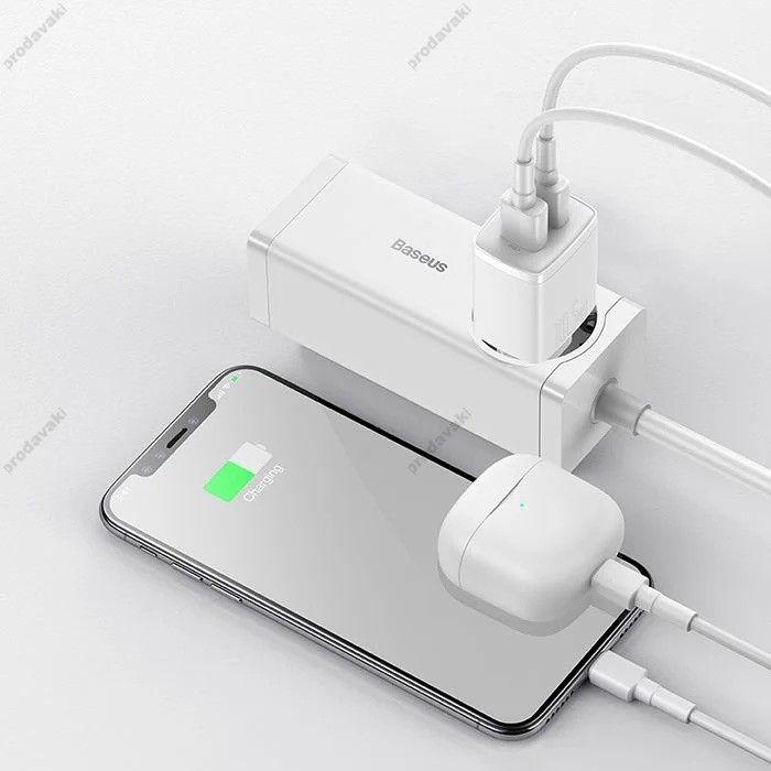 Мережевий зарядний пристрій Baseus Compact Charger 10.5W White CCXJ010202