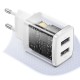 Мережевий зарядний пристрій Baseus Compact Charger 10.5W White CCXJ010202