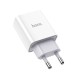 Мережевий зарядний пристрій HOCO C81A Asombroso Lightning cable 10.5 White