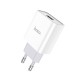 Мережевий зарядний пристрій HOCO C81A Asombroso Lightning cable 10.5 White