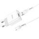 Мережевий зарядний пристрій HOCO C81A Asombroso Type-C cable 10.5 White