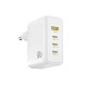 Мережевий зарядний пристрій XO CE39 GaN Fast Charger 67W White