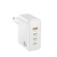 Мережевий зарядний пристрій XO CE39 GaN Fast Charger 67W White