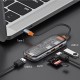 USB-Хаб WiWU CB005 Cyber Hub 5в1 Type-C to 3xUSB 3.0+SD+TF Space Grey