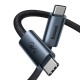 Кабель Baseus Flash Series fast data transmission cable Data Cable Type-C to Type-C 100W 40Gbps 8K 1m Black CASS010014