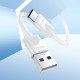 Кабель HOCO X114 Energy charging data cable USB to Type-C 3A 1m White