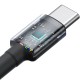 Кабель Baseus Cafule flash Charging Data Cable Type-C to Type-C 2шт 100W 1m Black-Red Black-Grey P10318306003-00