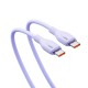 Кабель Baseus Pudding Series Fast Charging Cable Type-C to Type-C 100W 5A 2m Purple P10355702511-01