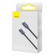 Кабель Baseus Crystal Shine Series Fast Charging Data Cable Type-C to Type-C 100W 5A 2m Black CAJY000601