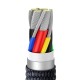 Кабель Baseus Crystal Shine Series Fast Charging Data Cable Type-C to Type-C 100W 5A 2m Black CAJY000601
