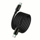 Кабель HOCO X127 Exceed charging data cable Type-C to Type-C 60W 3A 1m Black