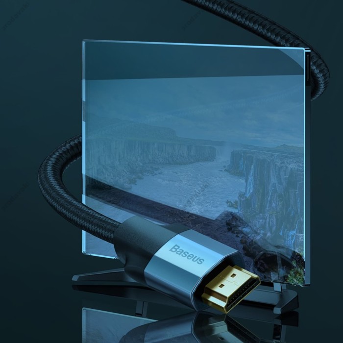 Кабель Baseus Enjoyment Series Male to Male HDMI to HDMI 2.0 4K 2m Black CAKSX-C0G