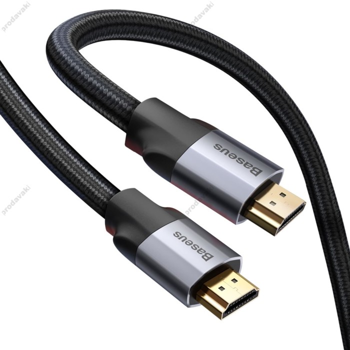 Кабель Baseus Enjoyment Series Male to Male HDMI to HDMI 2.0 4K 2m Black CAKSX-C0G
